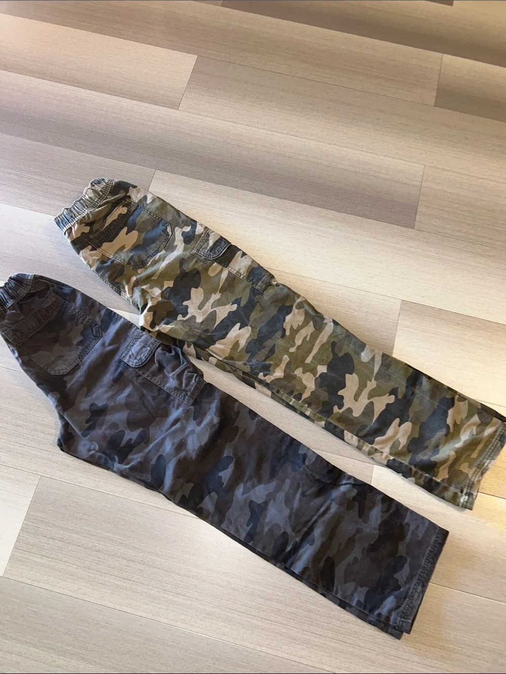 The Children's Place Boys' Camouflage Cargo Pants - Olive & Black Camo